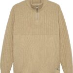 calvin klein gebreide half zip trui bp ho fg tko