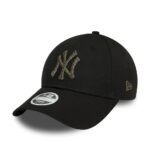 new york yankees zwarte pet glitter logo bp wt wf tjzn