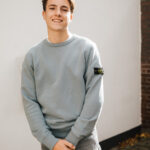 stone island brushed sweater va bp f eo thhwj