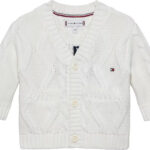 tommy hilfiger kabel vest baby bp g cv tkn