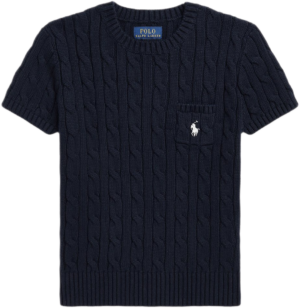 ralph lauren gebreide kabeltrui korte mouw bp k mn tujv
