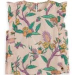 scotch soda geprinte ruffel top bp nq oa tqmg