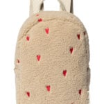 studio noos teddy hearts mini backpack ecru hearts bp zz tjzor