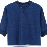 bellerose fabini korte mouwen sweater indigo bp b tzp