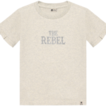 daily t shirt rebel print creme grey melange bp kg zr tzpcb