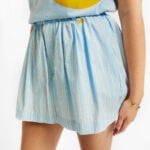 indee gestreepte skort sky blue bp l k tnqzp