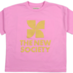 the new society logo t shirt pink lavander bp a o tjks