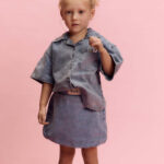 alix short sleeve denim blouse bp n p tapnaw