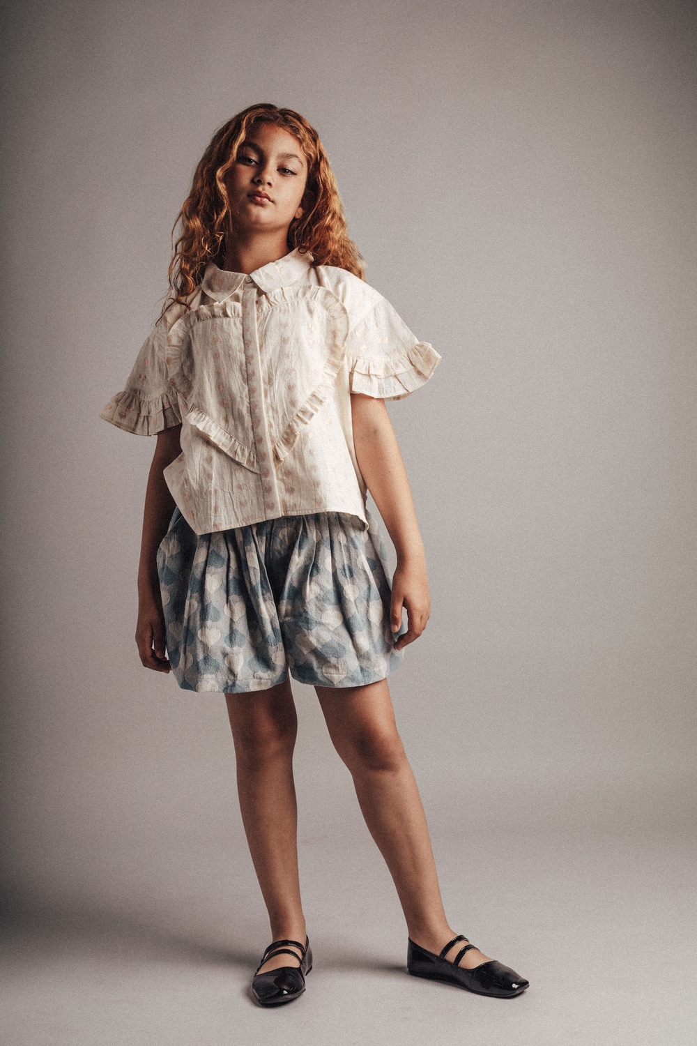 labo de colores lora heart blouse off white bp qm tapovn