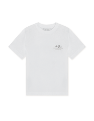 les deux globe backprint t shirt white bp qt a tazeq