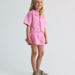 the new society belliss korte mouwen blouse blush rose bp z tjs