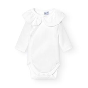 babidu overslag romper met kraag blanco bp sd cz txtnz