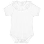 babidu romper met ruffle kraagje blanco bp sn e tyzt
