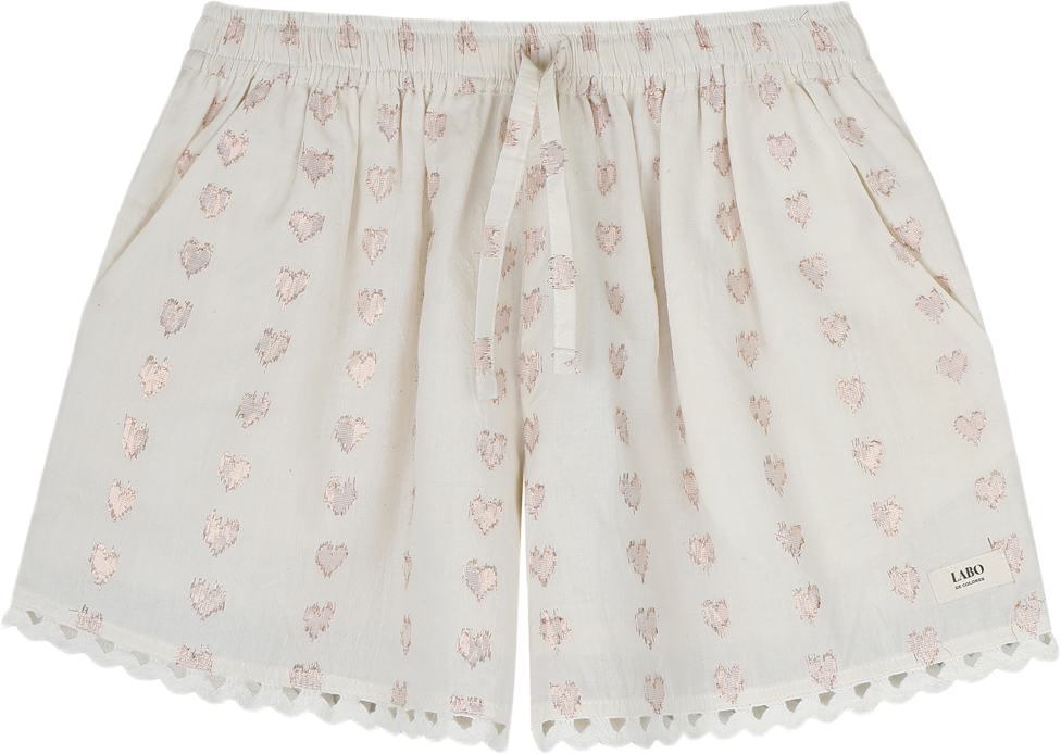 labo de colores liven heart short off white bp qd tapoqp