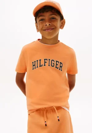 tommy hilfiger outline logo t shirt sev bp lw aai tbagb