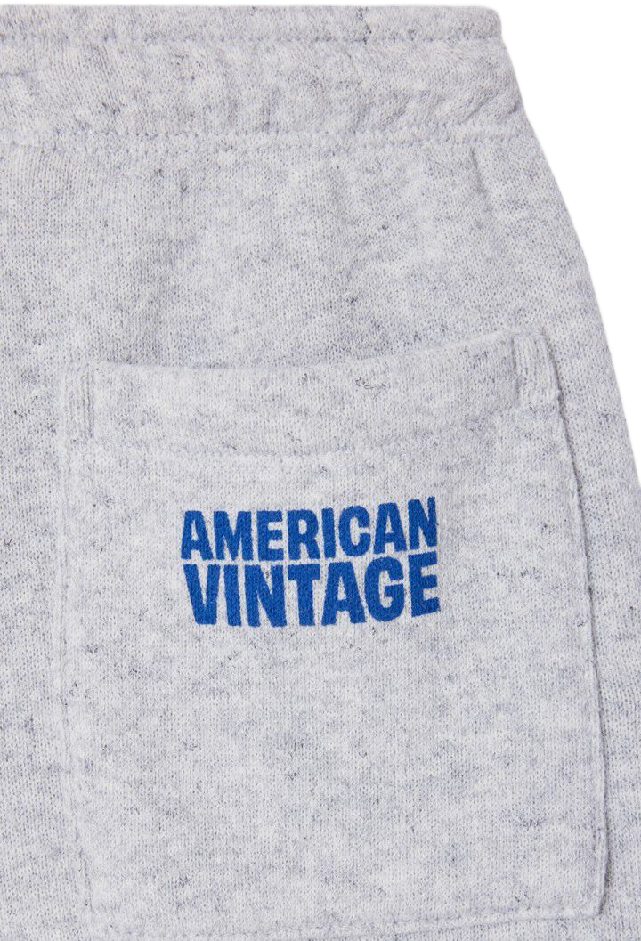 american vintage evona korte broek gris clair chine bp j bl teg