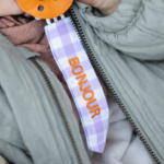 atelier pomme pacifier cord checked lucky lila bonjour bp tx ayz tcypa