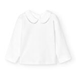 babidu t shirt met kraagje blanco bp vp amr tcav