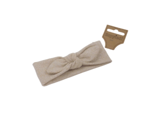 heppiedi babyhaarband knoop zand lurex goud bp j sx th
