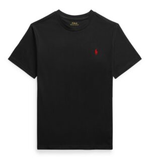 ralph lauren basis logo t shirt zwart bp n bh tdlbpg