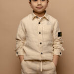 stone island linnen blouse v bp ml biz terqp