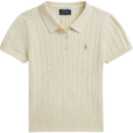 ralph lauren gebreide polo kabeltrui korte mouw bp l bw tez