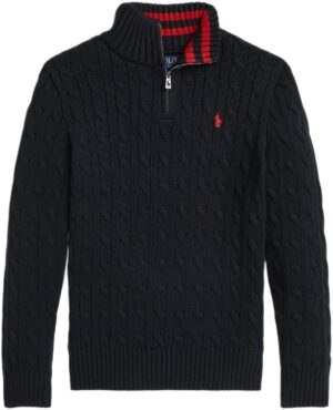 ralph lauren half zip gebreide trui bp i ce tffpcr