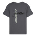 ambique backprint t shirt ace stone grey bp n bnv thak