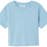 american vintage pojy t shirt blue ciel bp v az tdob
