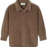 american vintage velours rib overshirt cendre vintage bp ew cbn tgyko