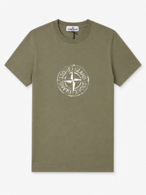 stone island logoprint t shirt v bp r chk thef