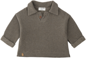 in the family monterosso polo sweater dark taupe bp zf bx tfiau