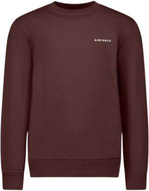 airforce basic sweater bitter chocolate white bp n bz tfljb