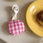 atelier pomme speenkoord smiley checked blowy bubbelgum bp hn cl thi