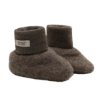 huttelihut footies wool fleece brown melange bp mc cxw tix