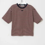 indee t shirt gestreept merlot red bp ds tikyk