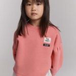 alix cropped sweater bright coral bp ou dvt tkn