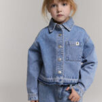 alix flowy denim blouse mid denim blue bp w dtw tkov