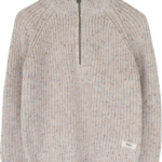 baje fox half zip trui taupe bp ai dfa tiobml