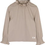 baje healy ruffle longsleeve taupe light bp ar dez tiobfl