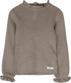 baje nula ruffle trui taupe bp at dew tiobdx