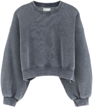 bellerose fenya oversized sweater black blue bp v dd tioyr