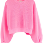 bellerose fenya oversized sweater fluo pink bp v dd tioyb