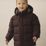 enfant gewatteerde winterjas coffee bean bp lx dx tkcfl