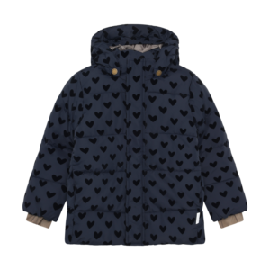 enfant gewatteerde winterjas flock hartjes parisian night bp ly dxy tkcct