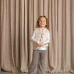 house of jamie flared broek sandshell zig zag jacquard bp ng dh tjq