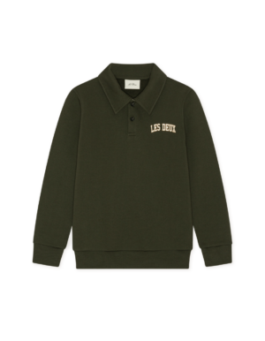 les deux college rugby polo sweater rosin green bp id dkb tjavun