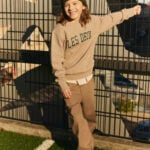 les deux college sweater dark sand melange bp ib dkt tjaxj