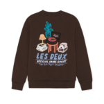 les deux record sweater mole brown bp i dl tjaxcy