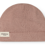 marmar copenhagen aiko wollen pointelle newborn mutsje burnt rose bp n db timq